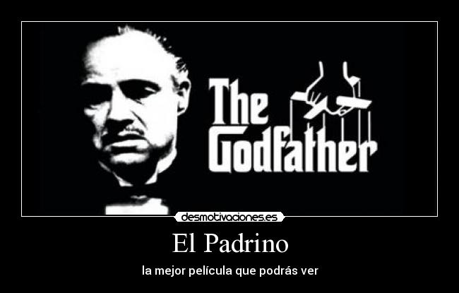 carteles padrino pelis desmotivaciones