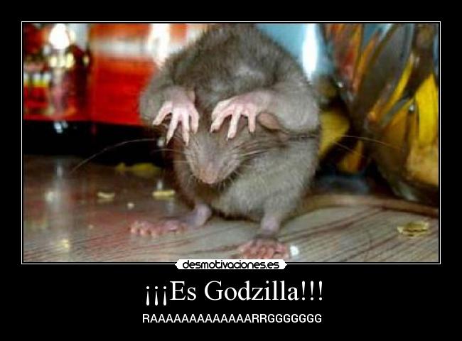 ¡¡¡Es Godzilla!!! - RAAAAAAAAAAAAARRGGGGGGG