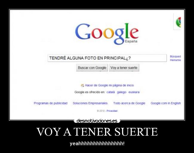 VOY A TENER SUERTE - 