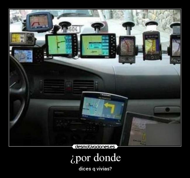 ¿por donde -
