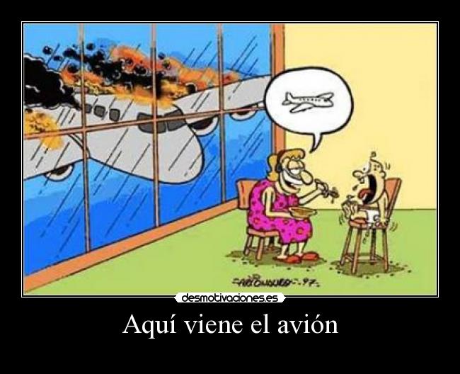 Aquí viene el avión - 