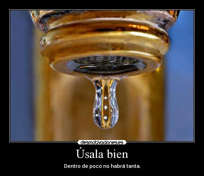 carteles agua grifo goteando acabara sequia desmotivaciones