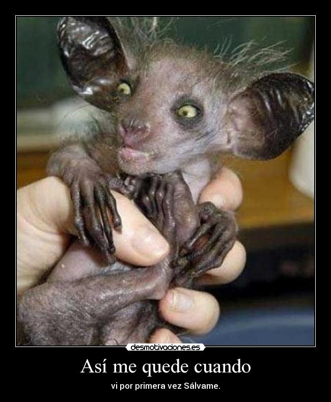 Así me quede cuando -