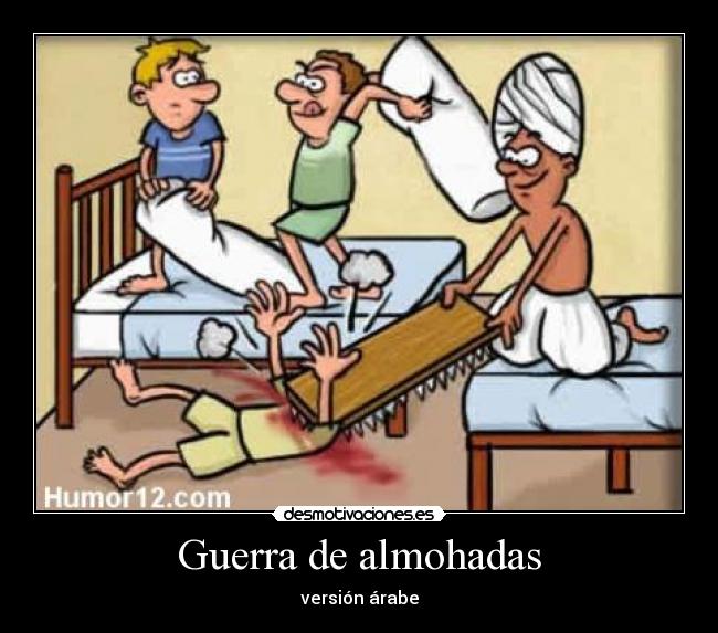 Guerra de almohadas -