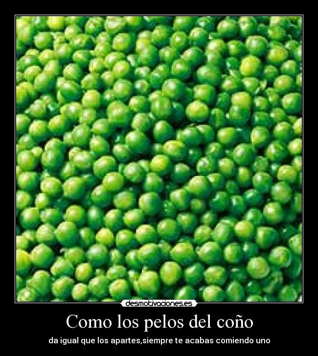 Como los pelos del coño -