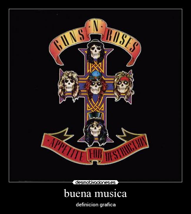 carteles musica guns roses desmotivaciones