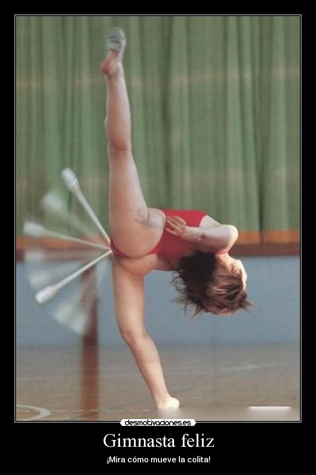Gimnasta feliz -