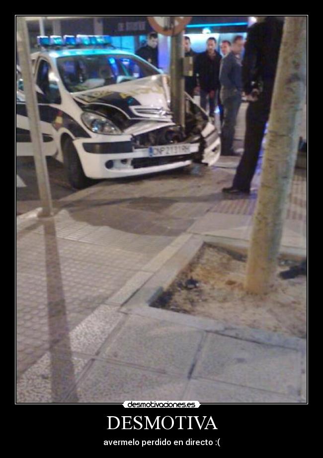 DESMOTIVA - avermelo perdido en directo :(