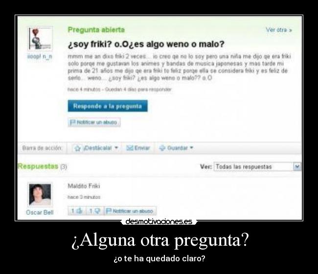 ¿Alguna otra pregunta? - 