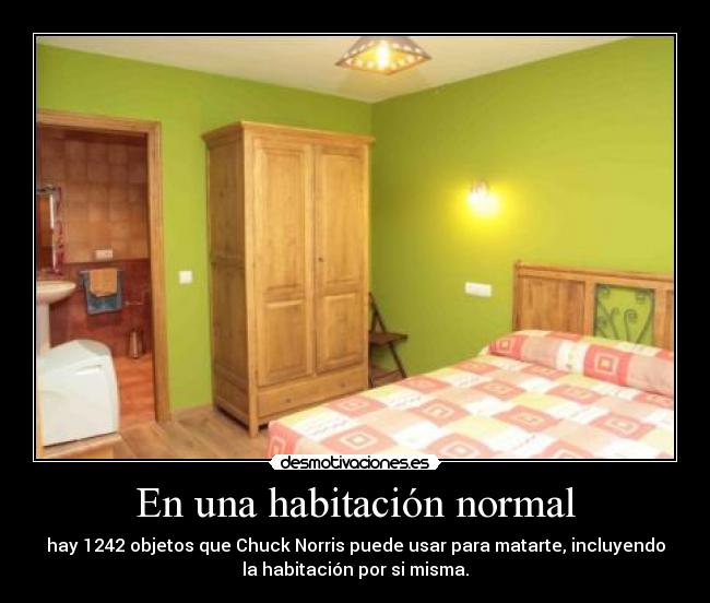 En una habitación normal - 