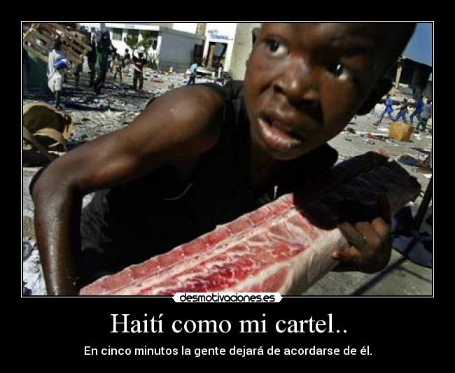 Haití como mi cartel.. - 