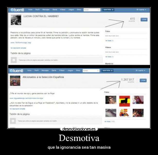 Desmotiva - que la ignorancia sea tan masiva