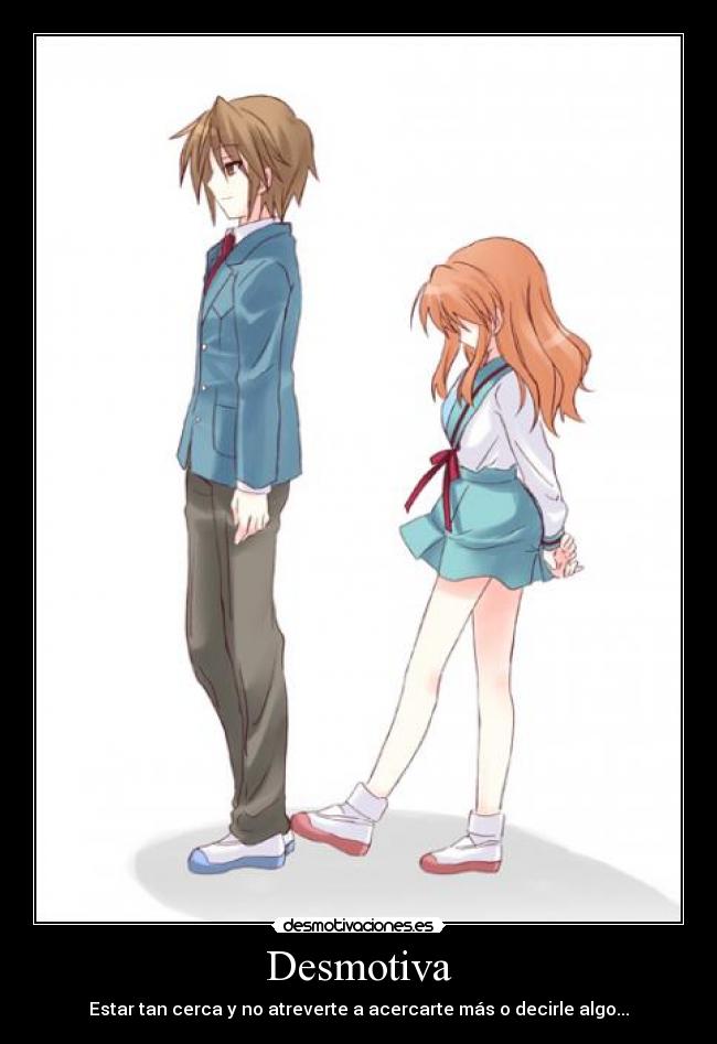 carteles desmotiva anime decir mikuru asahina itsuki koizumi haruhi suzumiya yuutsu desmotivaciones