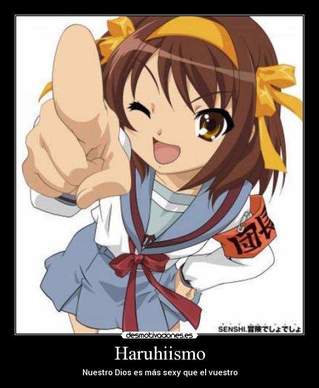 Haruhiismo - Nuestro Dios es más sexy que el vuestro