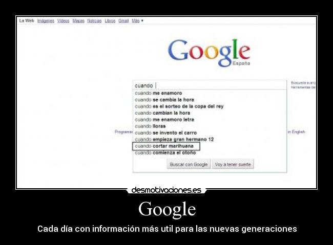 Google - Cada día con información más util para las nuevas generaciones