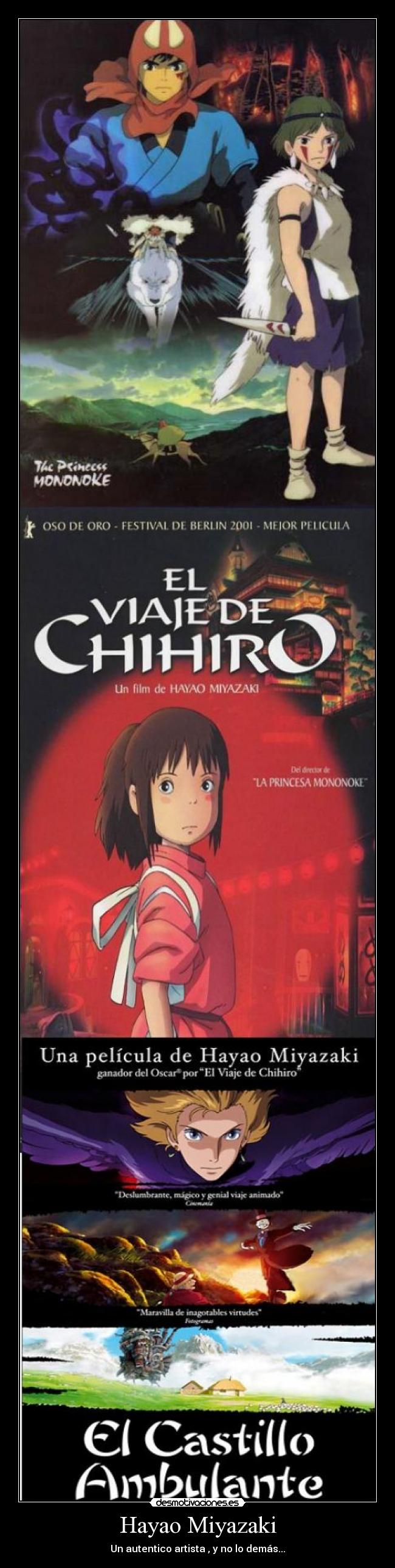 Hayao Miyazaki - Un autentico artista , y no lo demás...