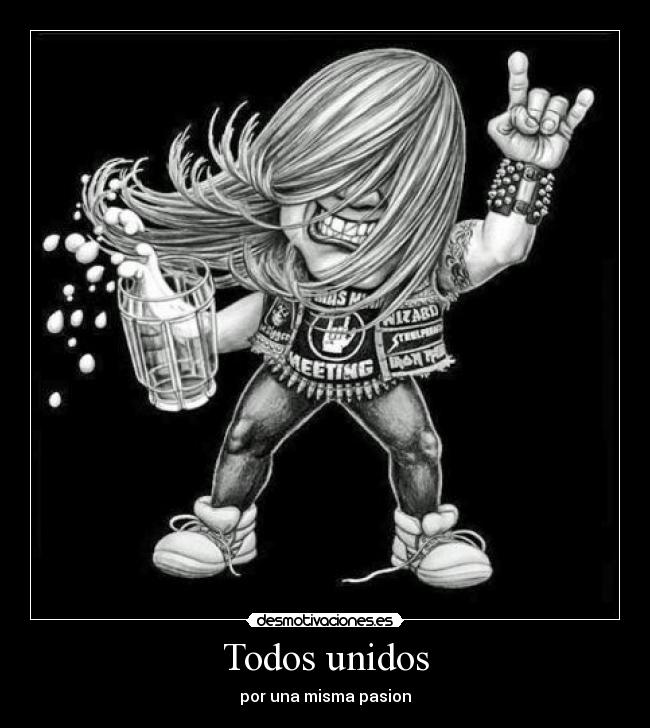 carteles rock metal desmotivaciones