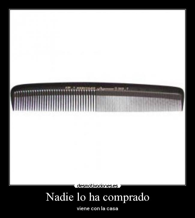 Nadie lo ha comprado -