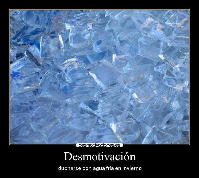 carteles agua fria desmotivaciones