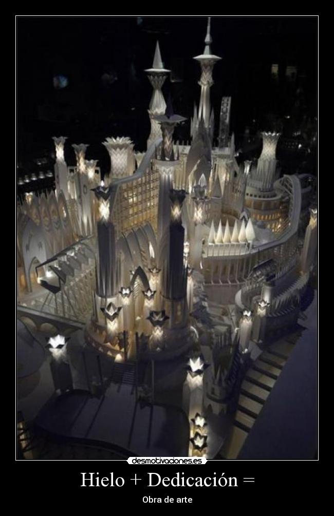 Hielo + Dedicación = -