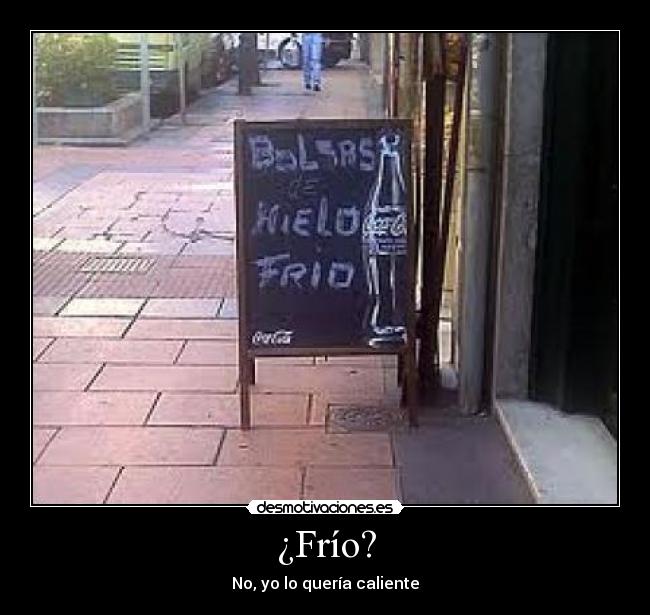 ¿Frío? - 
