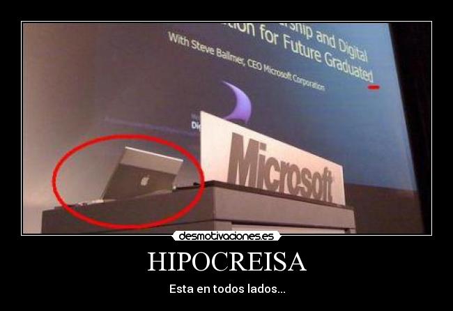 HIPOCREISA - Esta en todos lados...