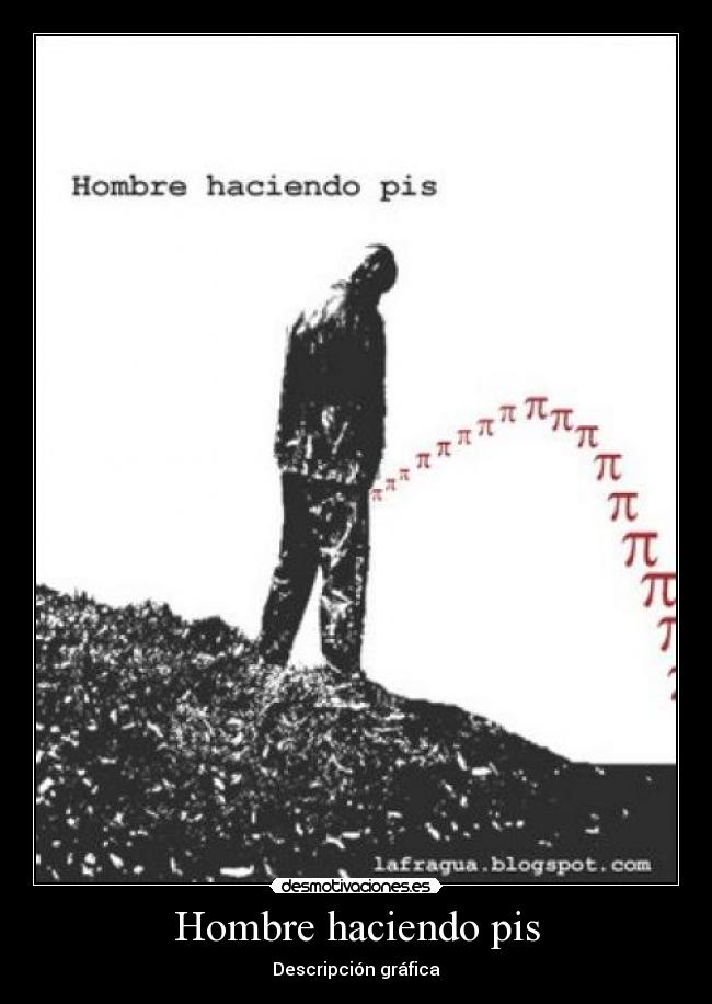 Hombre haciendo pis - 