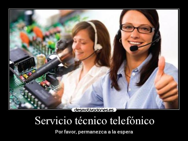 Servicio técnico telefónico -