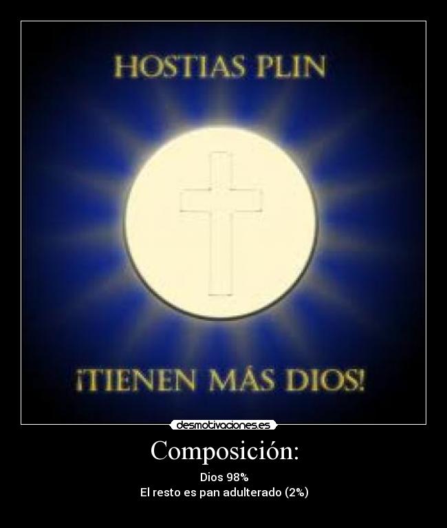 carteles pan dios chuck norris hostias plin desmotivaciones