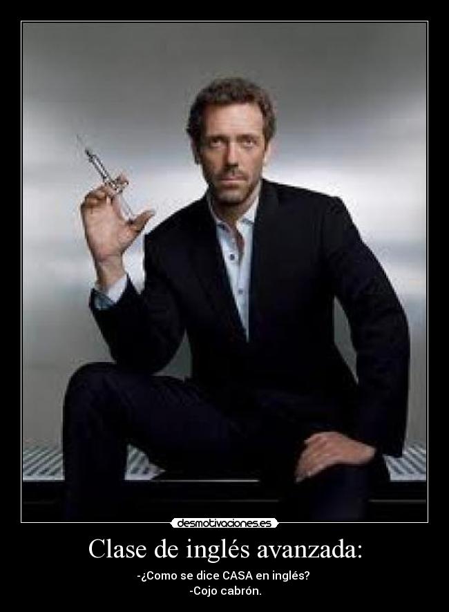 Clase de inglés avanzada: -
