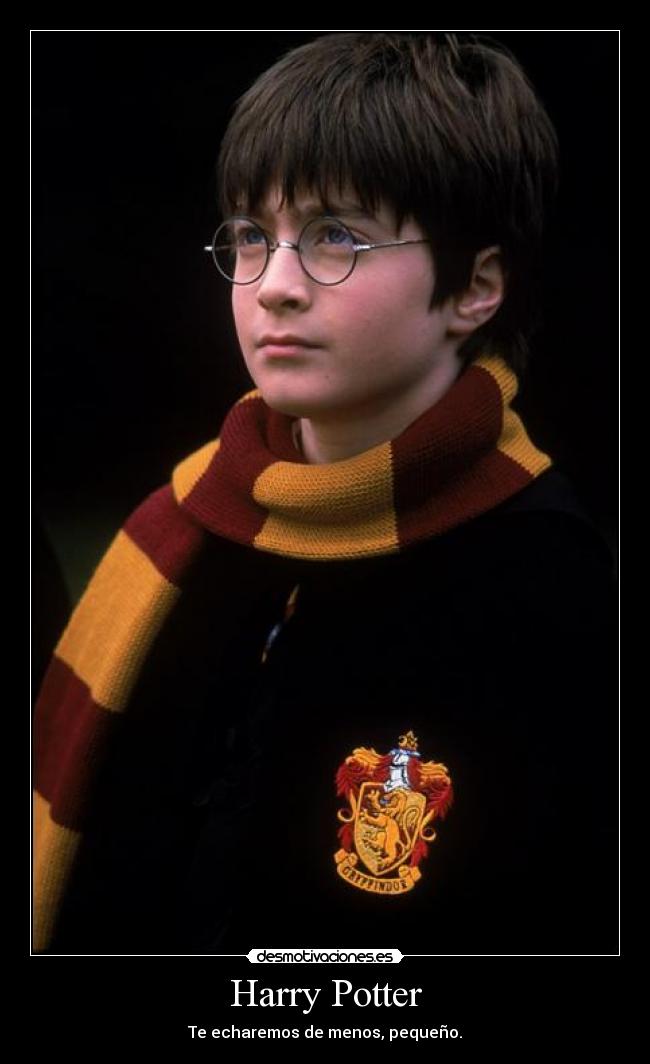 Harry Potter - Te echaremos de menos, pequeño.