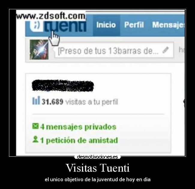 Visitas Tuenti - 