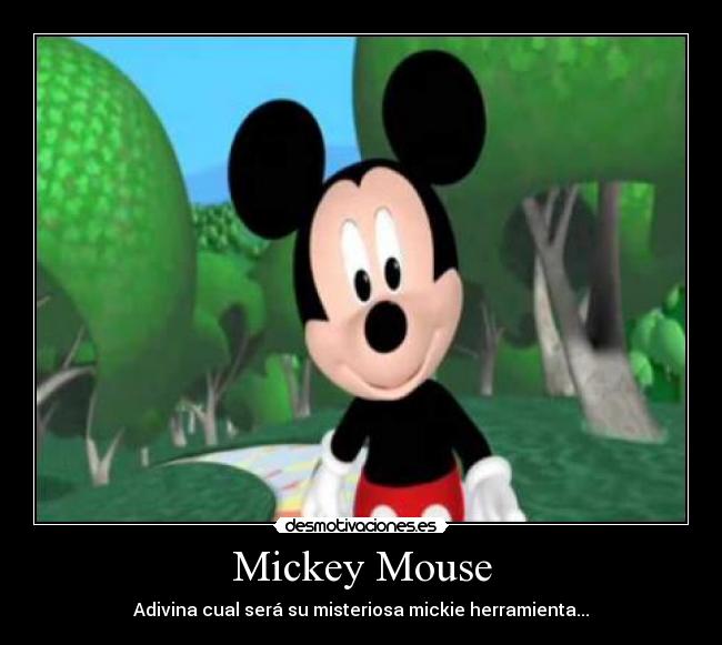 Mickey Mouse - Adivina cual será su misteriosa mickie herramienta...