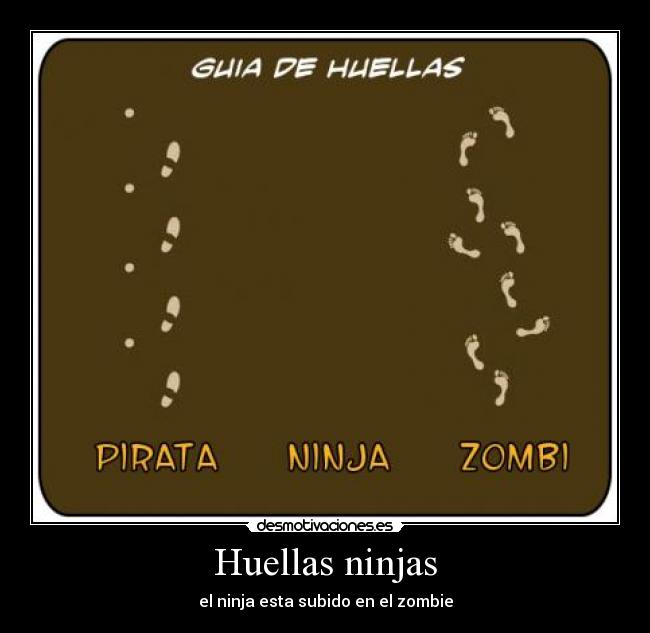 Huellas ninjas - 