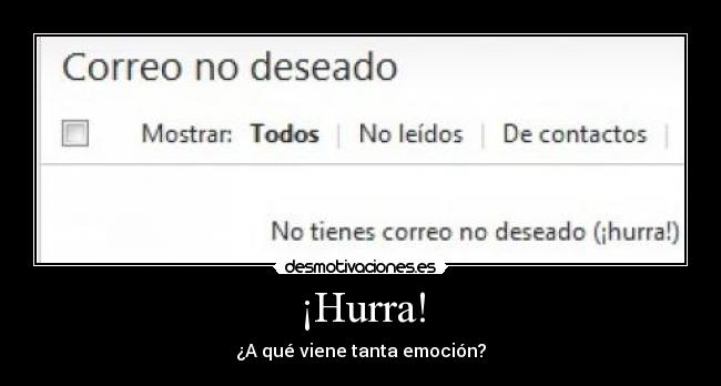 ¡Hurra! -
