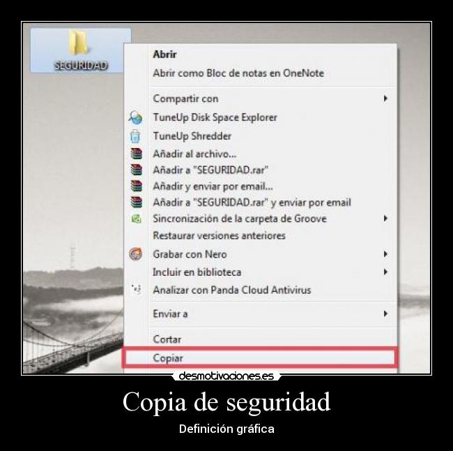 Copia de seguridad -