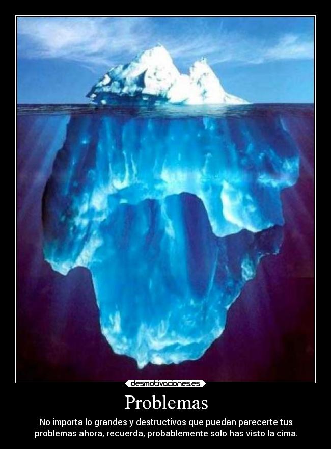 carteles problemas problemas cima desmotivaciones