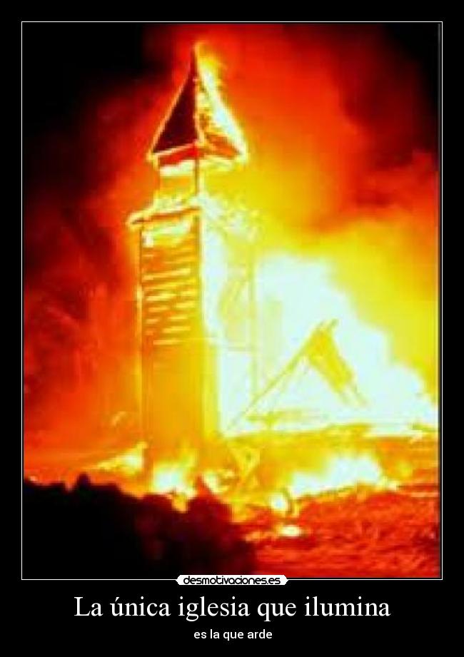 La única iglesia que ilumina -