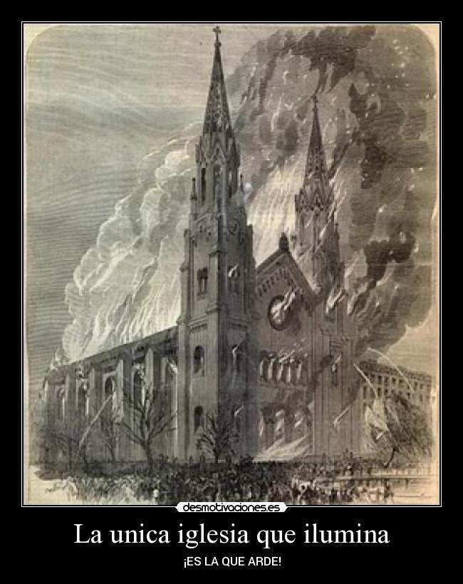 La unica iglesia que ilumina -