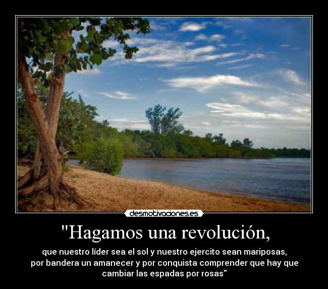 Hagamos una revolución, - 