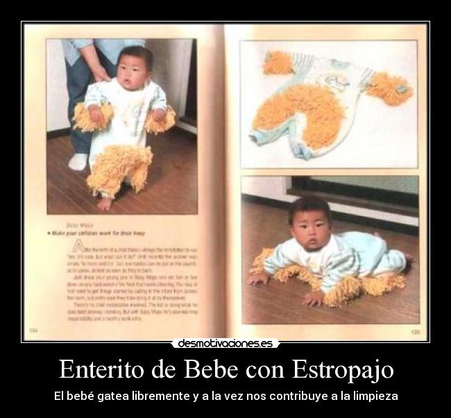 Enterito de Bebe con Estropajo - 