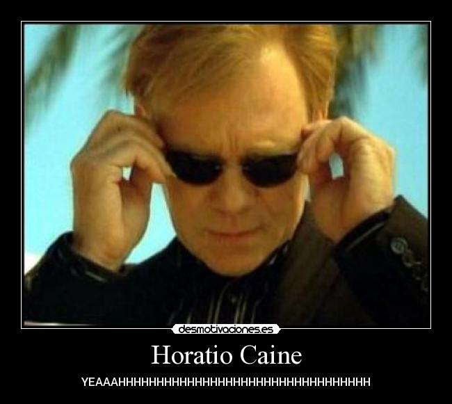 Horatio Caine - YEAAAHHHHHHHHHHHHHHHHHHHHHHHHHHHHHHHHH