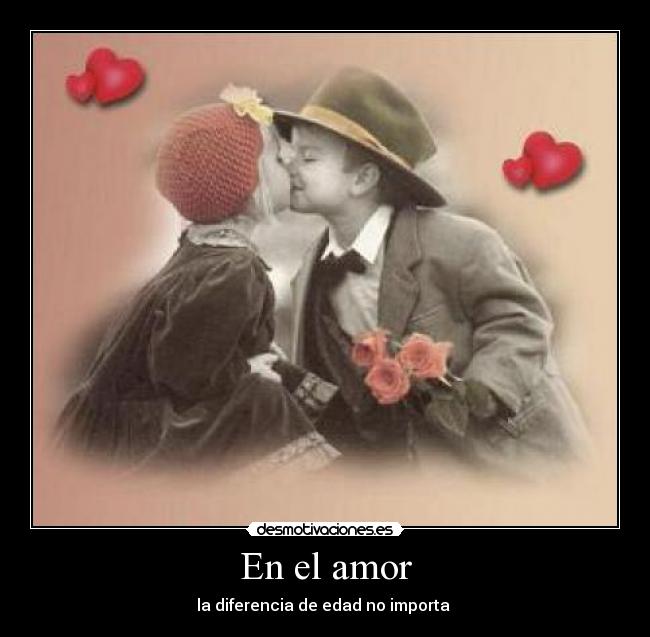 En el amor - la diferencia de edad no importa