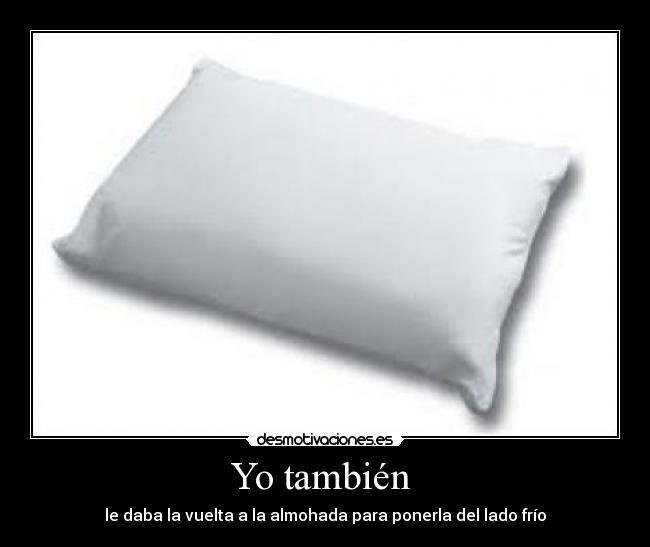 Yo también - le daba la vuelta a la almohada para ponerla del lado frío