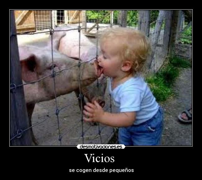 Vicios - se cogen desde pequeños