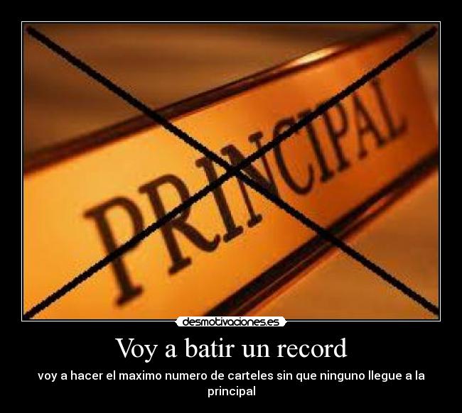 carteles record desmotivaciones