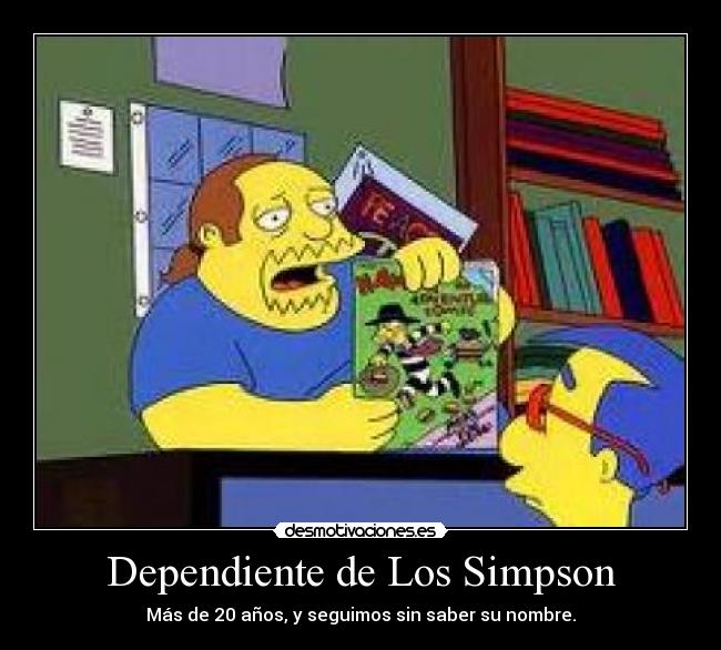 Dependiente de Los Simpson -