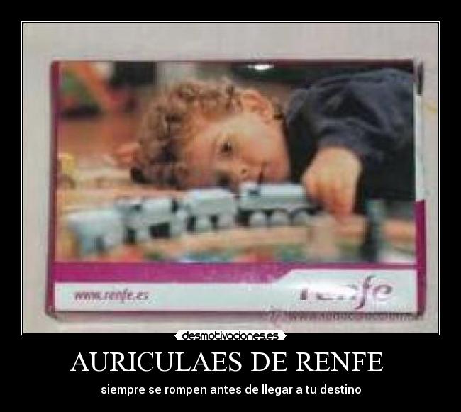 AURICULAES DE RENFE -