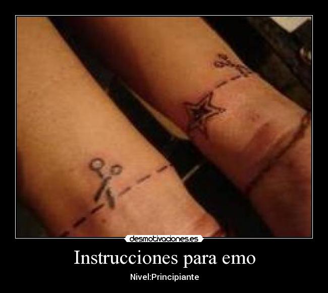 Instrucciones para emo - Nivel:Principiante