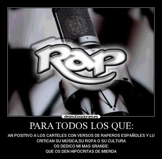 carteles rap desmotivaciones